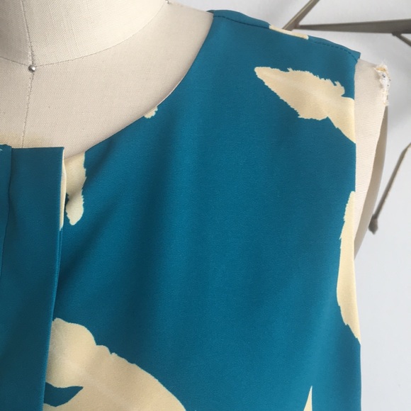 Karen Zambos Colton feather print shift dress - Picture 2 of 5